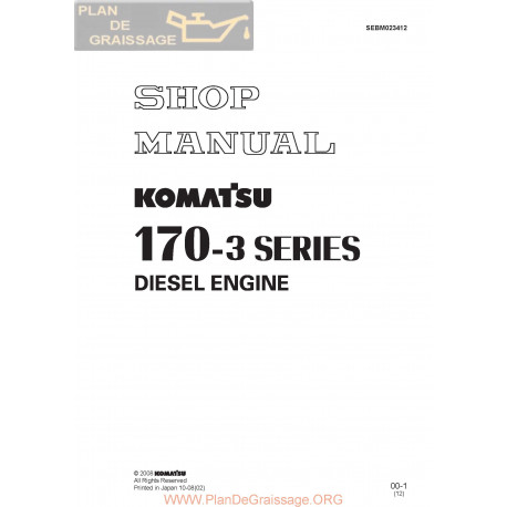 Cummins Qsk 23 Komatsu Shop Manual