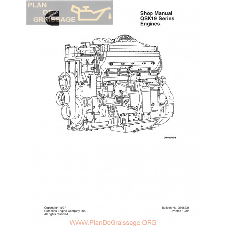 Cummins Qsk19 Engines Service Manual