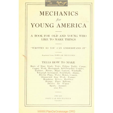 Popular Mechanics For Young America 1910