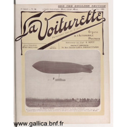 La Voiturette N14 English Section 10 Novembre 1908