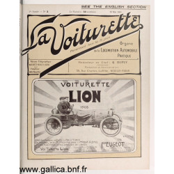 La Voiturette N3 English Section 25 Mai 1908