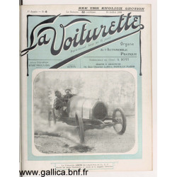 La Voiturette N6 English Section 10 Juillet 1908