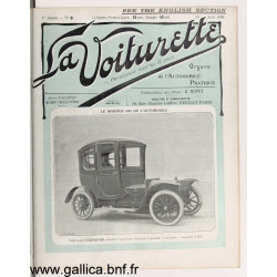 La Voiturette N8 English Section 10 Aout 1908