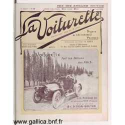 La Voiturette N9 English Section 25 Aout 1908