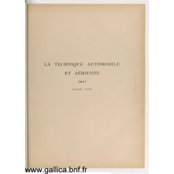 La Technique 1911 Automobile Et Aerienne 1911