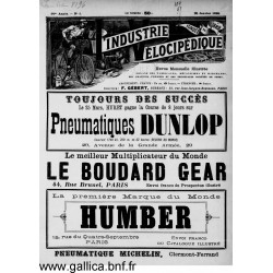 L Industrie Velocipedique 1895 Organe Des Fabricants Mecaniciens