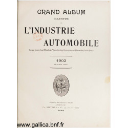 Grand Album Illustre 1902 De L Industrie Automobile Pour L Annee 1902