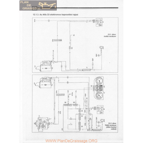 Alfa Romeo 33 Schema Electrique