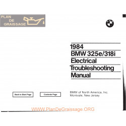 Bmw 3 325 318 E30 Schema Electrique