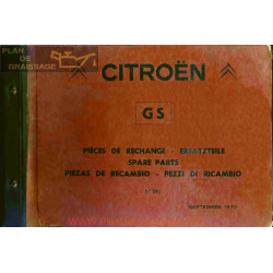 Citroen Gs N590 Catalogue Pr 1970