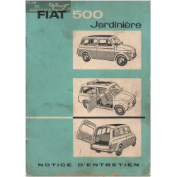 Fiat 500 Jardiniere 120 Entretien