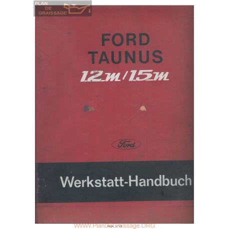 Ford Taunus 12m 15m Manuel 1968
