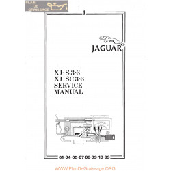 Jagaur Xjs S3600 Sc3600 Service Manual