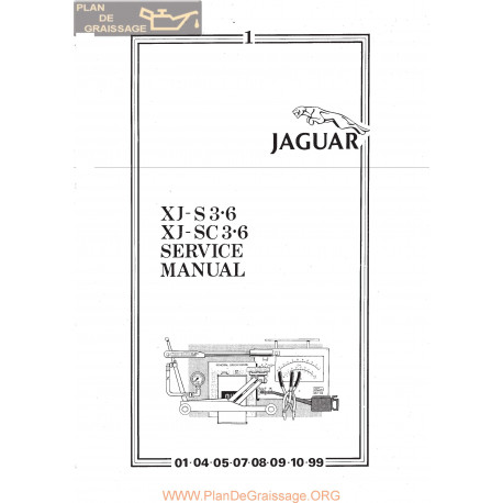 Jagaur Xjs S3600 Sc3600 Service Manual