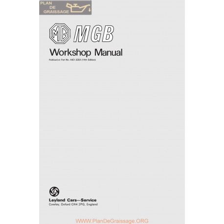 Mg Mgb Akd3259 Workshop Manual