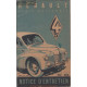Renault 4cv Notice R1060 R2070 Ne586 1949