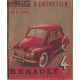 Renault 4cv Notice R1060 R2070 Ne595 1950