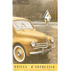 Renault 4cv Notice R1062 Ne777 1957