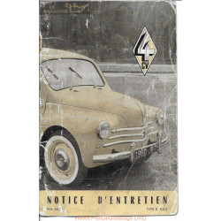 Renault 4cv Notice R1062 Ne843 1958 1961