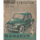 Renault 4cv Notice R1062 R2071 Ne607 1952