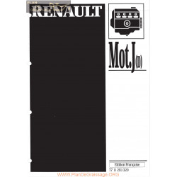 Renault 8js 852 Manuel Moteur 1991