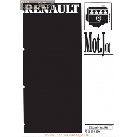 Renault 8js 852 Manuel Moteur 1991