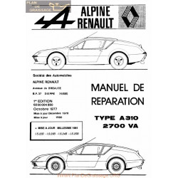 Renault Alpine A310 2700va Mr 1980