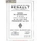 Renault Kz5 10cv Primaquatre Manuel De Raparation Ne153 Ne 158 1931