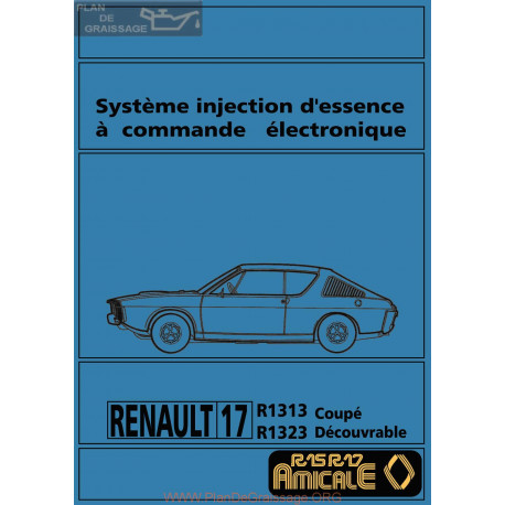 Renault R17 R15 Injection R1313 R1323