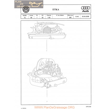 Volkswagen T2 Etka Vag Agetka Bay Window