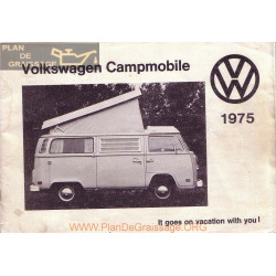 Volkswagen Vag Combi Campmobile 1975