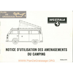 Volkswagen Vag Notice Westfalia 1974