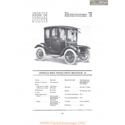 American Broc Double Drive Brougham 36 Fiche Info 1916