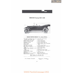 Briscoe Touring Car 8 38 Fiche Info Mc Clures 1916