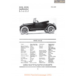 Buick H 6 44 Fiche Info 1919