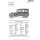 Buick Sedan K 6 50 Fiche Info 1920