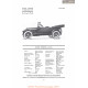 Buick Touring H 6 45 Fiche Info 1919