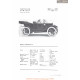 Cartercar R Fiche Info 1912