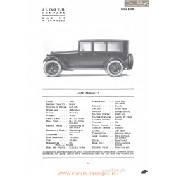 Case Sedan V Fiche Info 1920