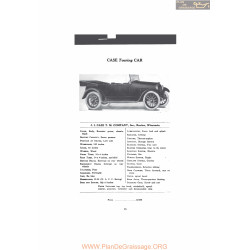 Case Touring Car Fiche Info Mc Clures 1916