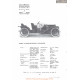 Chalmers Detroit K 30 Roadster Fiche Info 1910