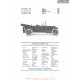Chandler Touring Car Fiche Info 1916