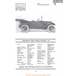 Chevrolet Baby Grand Touring F5 Fiche Info Mc Clures 1917