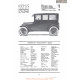 Chevrolet Four Ninety Sedan Fiche Info 1920