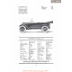 Chevrolet Touring Fb Fiche Info 1919