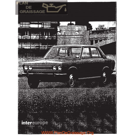 Datsun 1300 1400 1600 1800 160b 180b Bluebird 1969 Workshop Manual