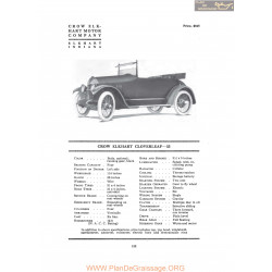 Crow Elkhart Cloverleaf 33 Fiche Info 1917