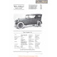 Elcar Touring D6 Fiche Info 1922