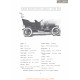 Elmore Model 15 Fiche Info 1906