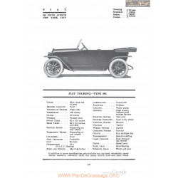 Fiat Touring Type 501 Fiche Info 1920